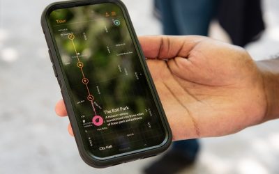 This app gives an AR tour of historical sites on North Broad Street